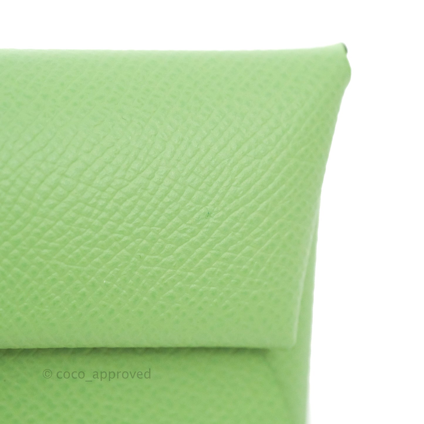 Hermès Bastia Coin Purse Pistache
