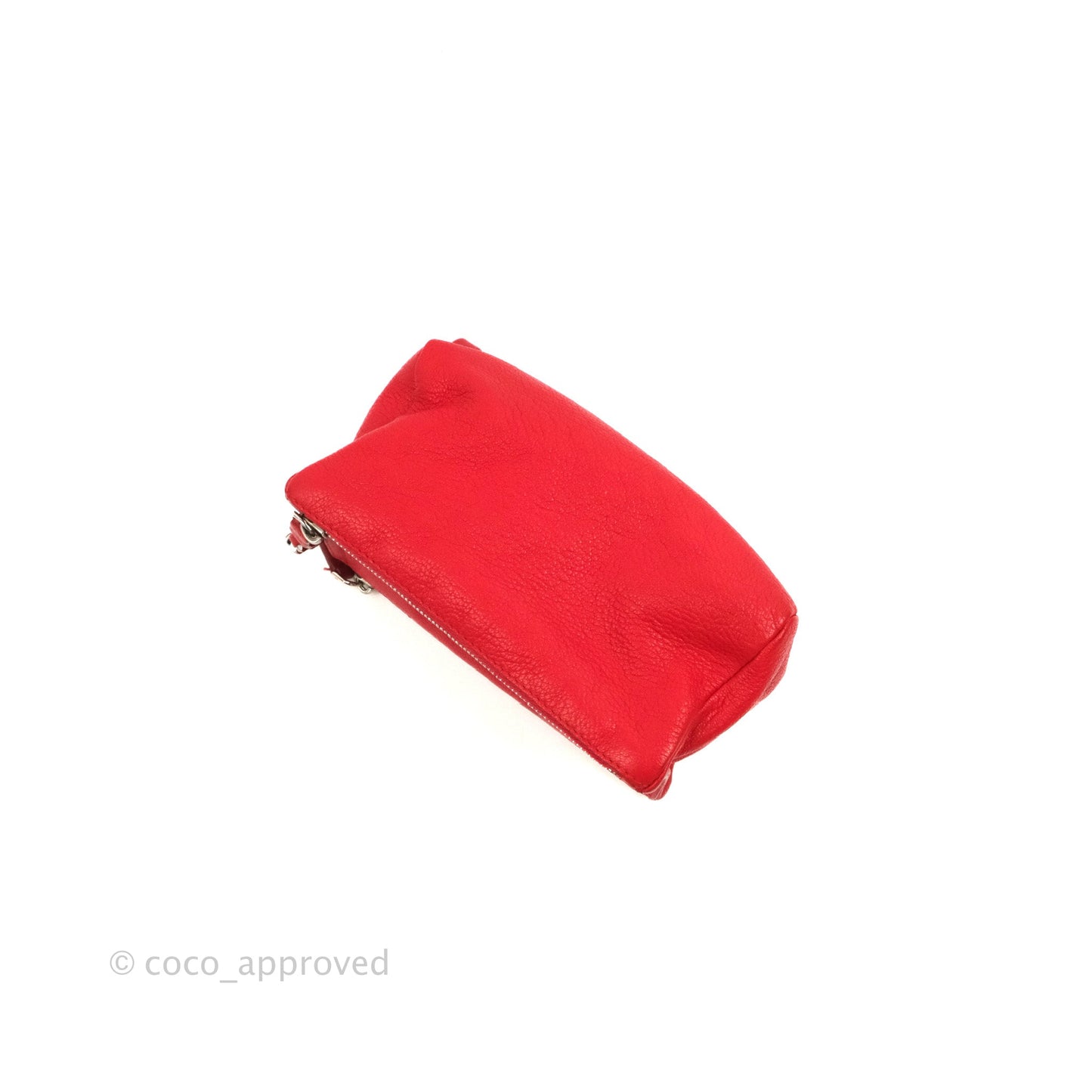 Givenchy Pandora Pouch Red Calfskin Silver Hardware
