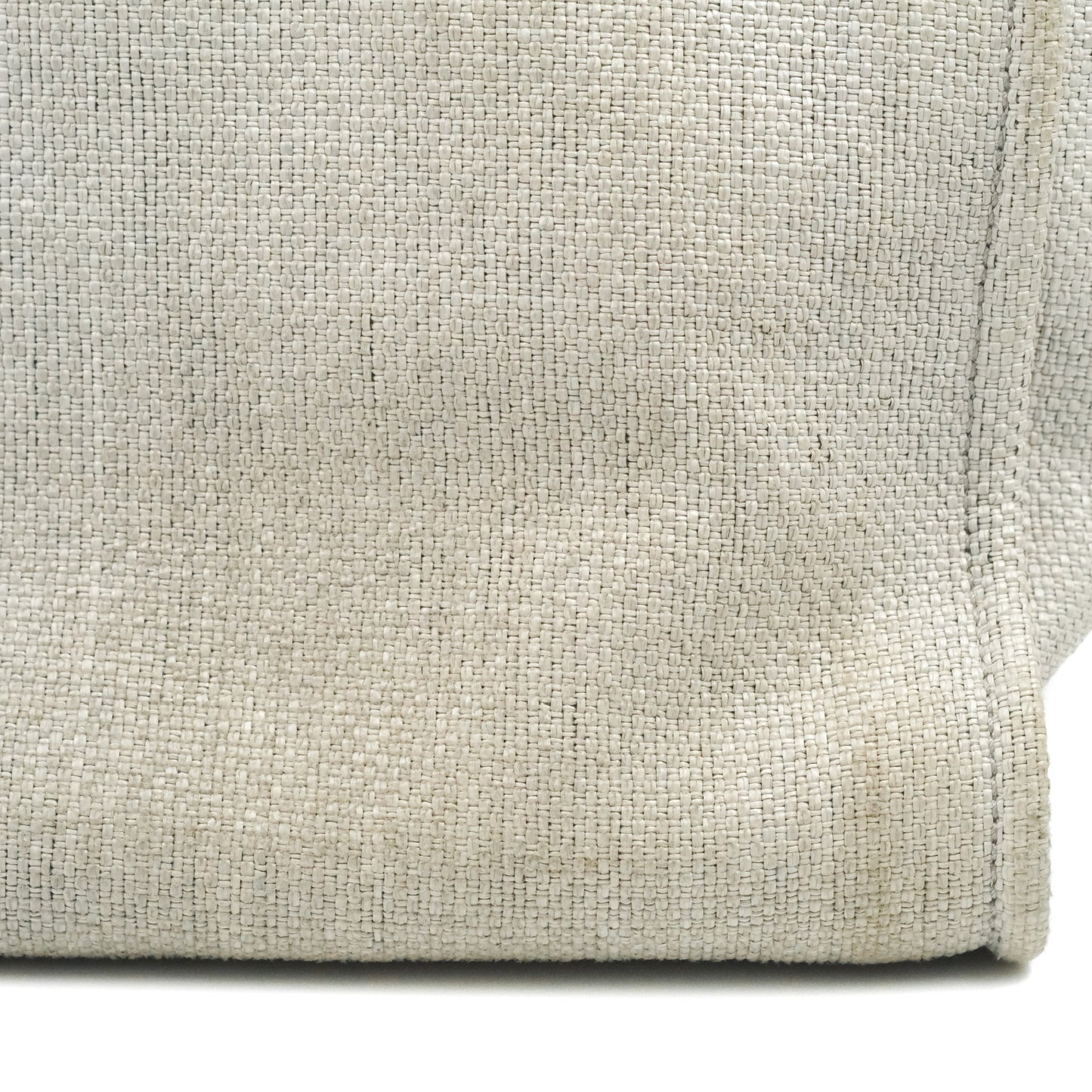 Chanel Medium Deauville Tote Light Grey Canvas