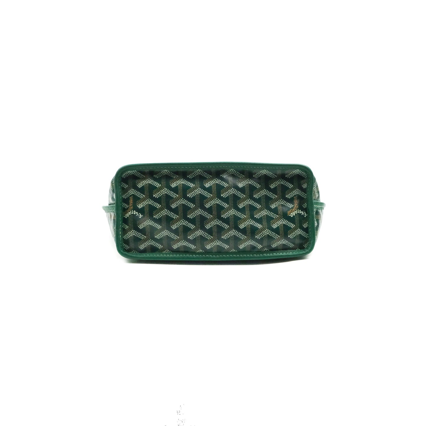 Goyard Anjou Mini Bag Goyardine Canvas Green