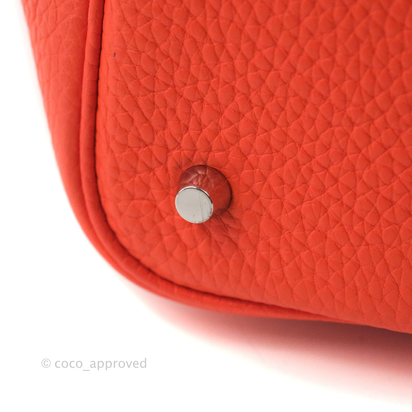 Hermès Picotin 22 Orange Clemence Palladium Hardware