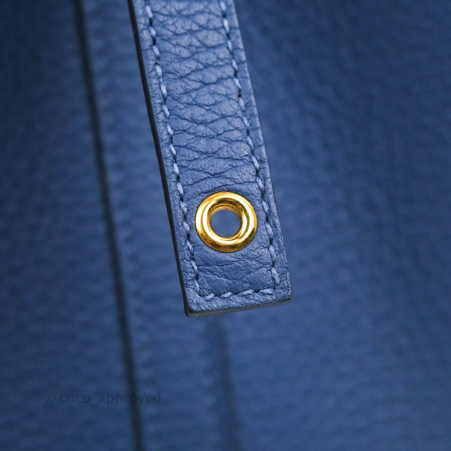 Hermès Picotin Lock 18 TM Bleu Brighton Gold Hardware