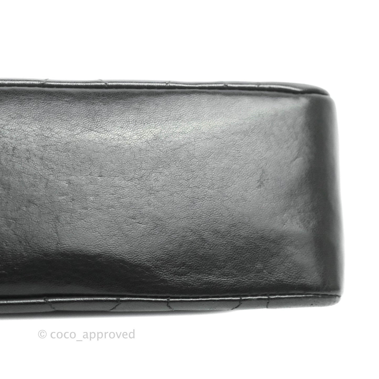 Chanel Black Quilted Lambskin Small Vintage Classic Diana Flap 24K Gold Hardware