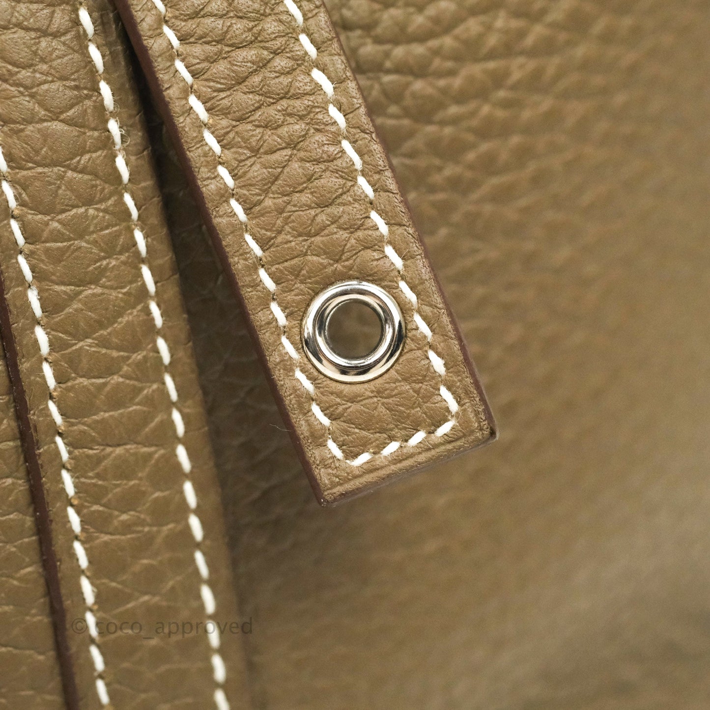 Hermès Picotin Lock 22 Clemence Etoupe Palladium Hardware