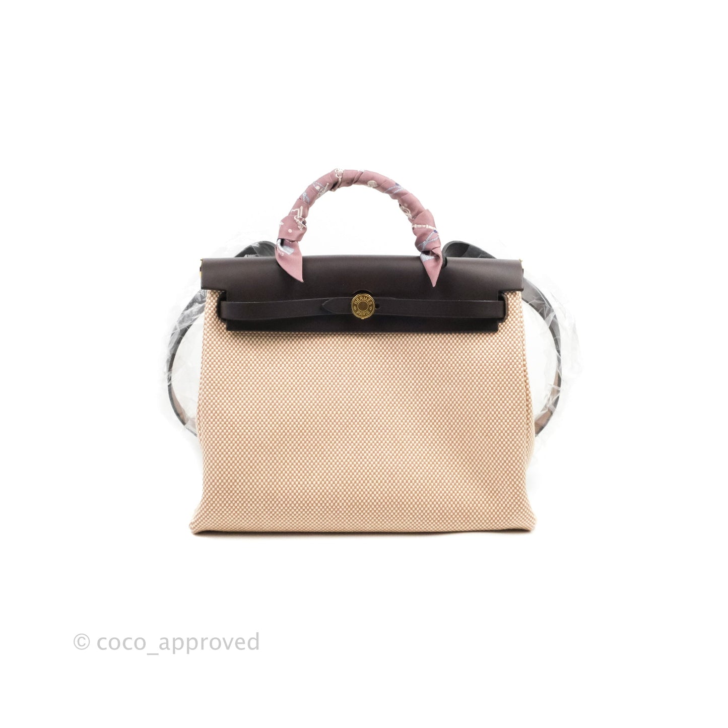 Hermès Herbag Zip 31 Hunter Cowskin/ Viking Criss Gold Hardware