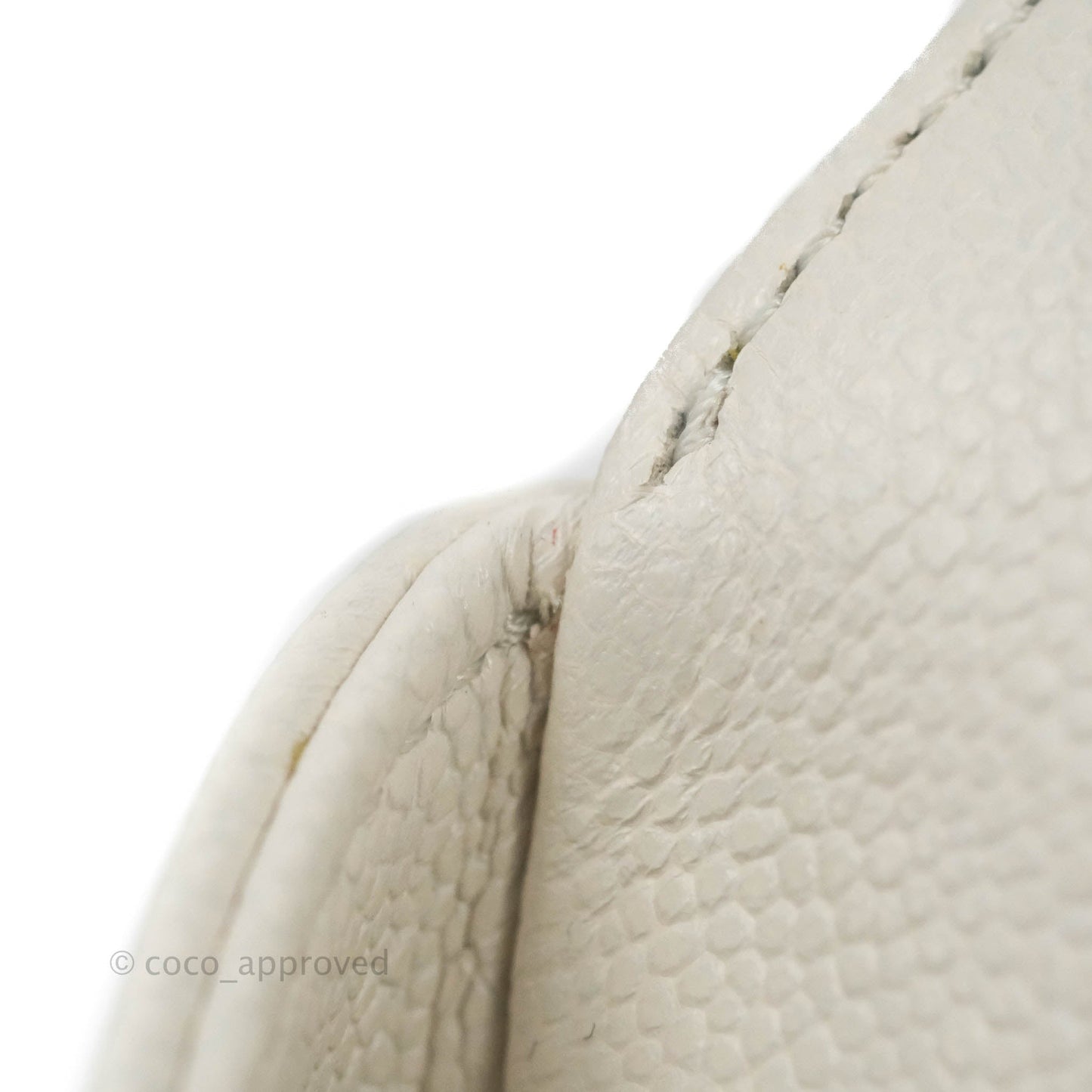 Chanel Quilted Small Business Affinity Flap White Caviar Gold Hardware