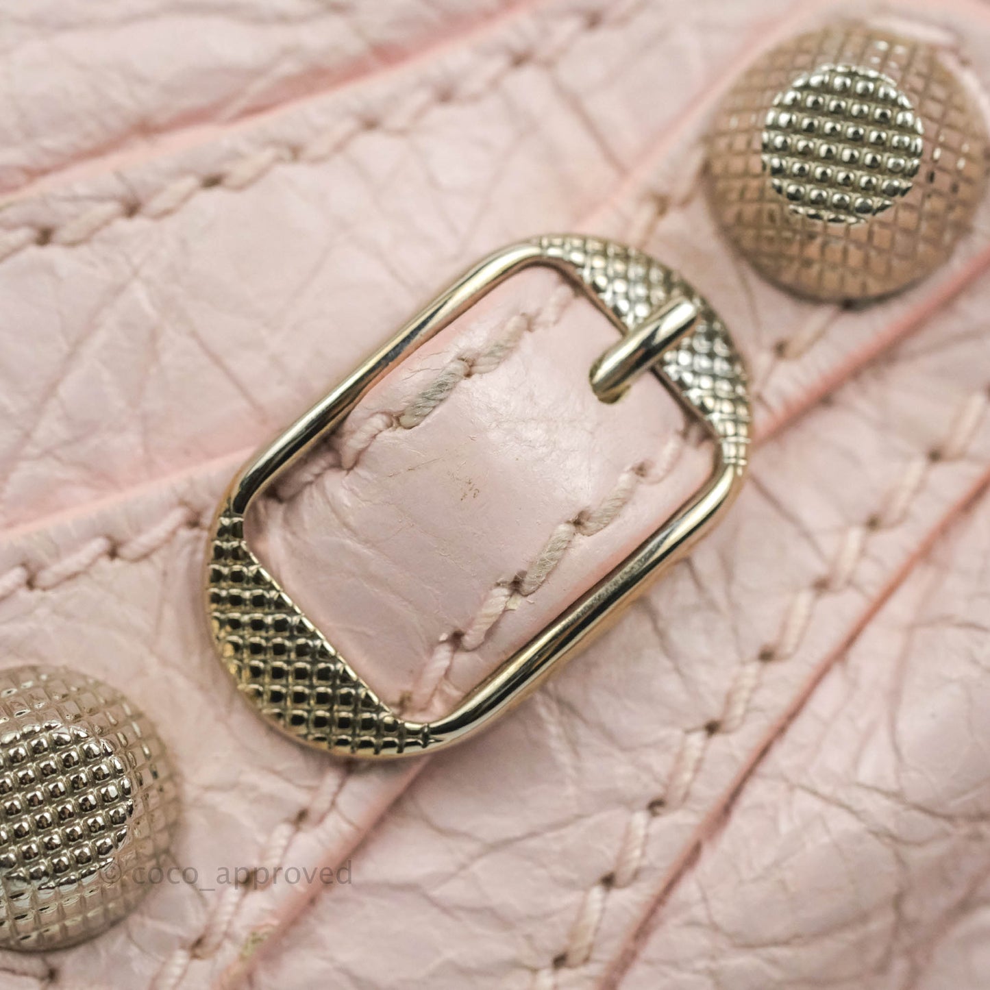 Balenciaga Velo Bag Pale Pink Silver Hardware