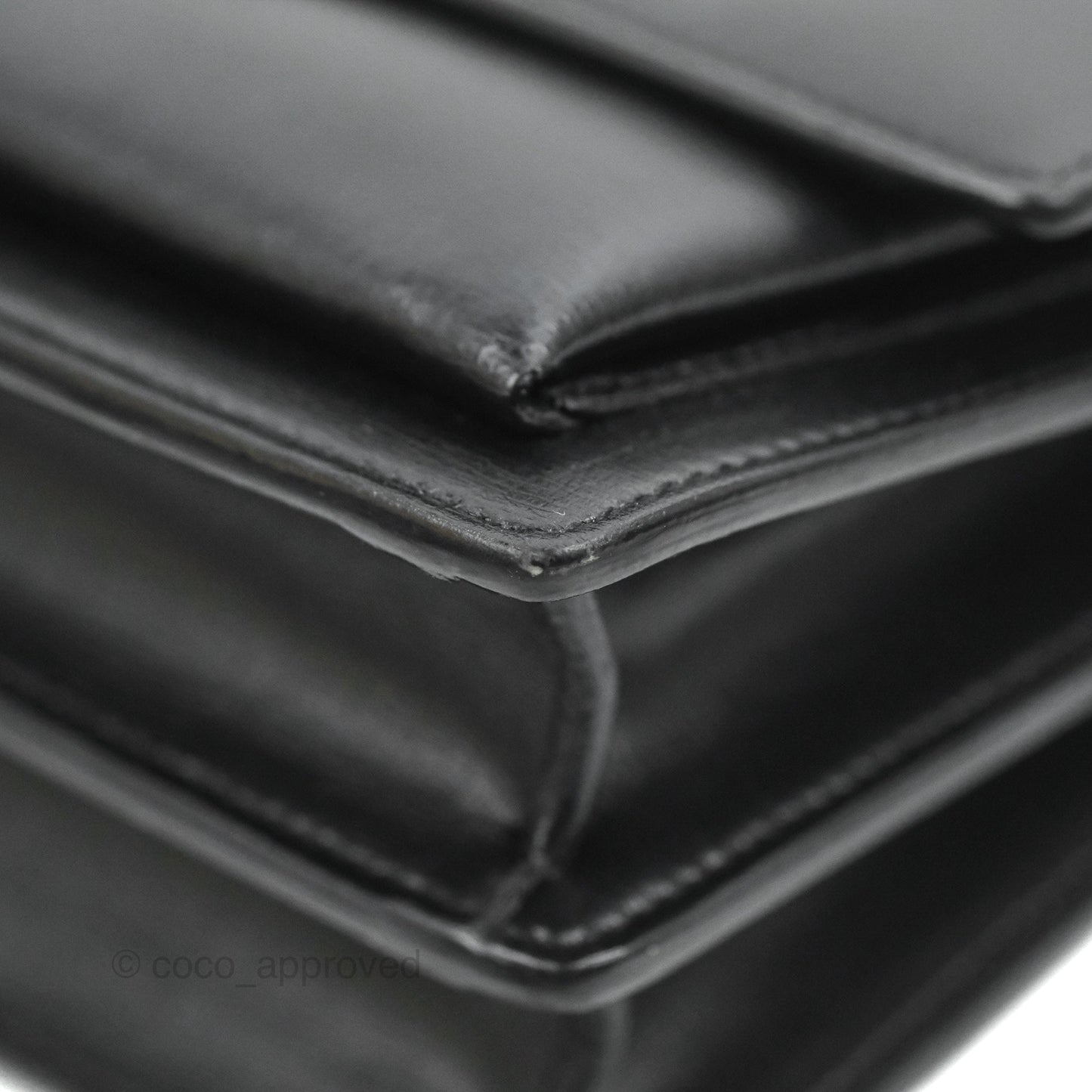 Saint Laurent Sunset Medium So Black Calfskin