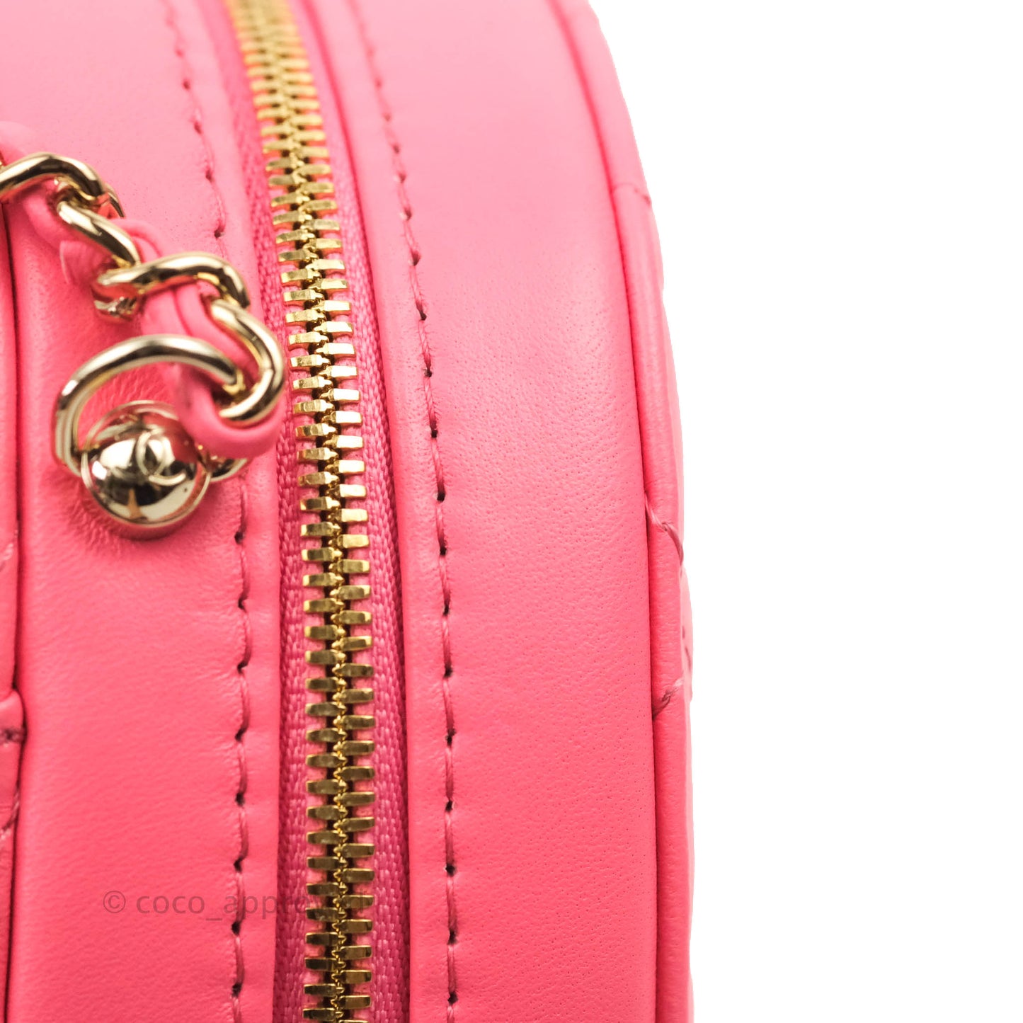 Chanel Large Heart Bag Pink Lambskin Gold Hardware 22S