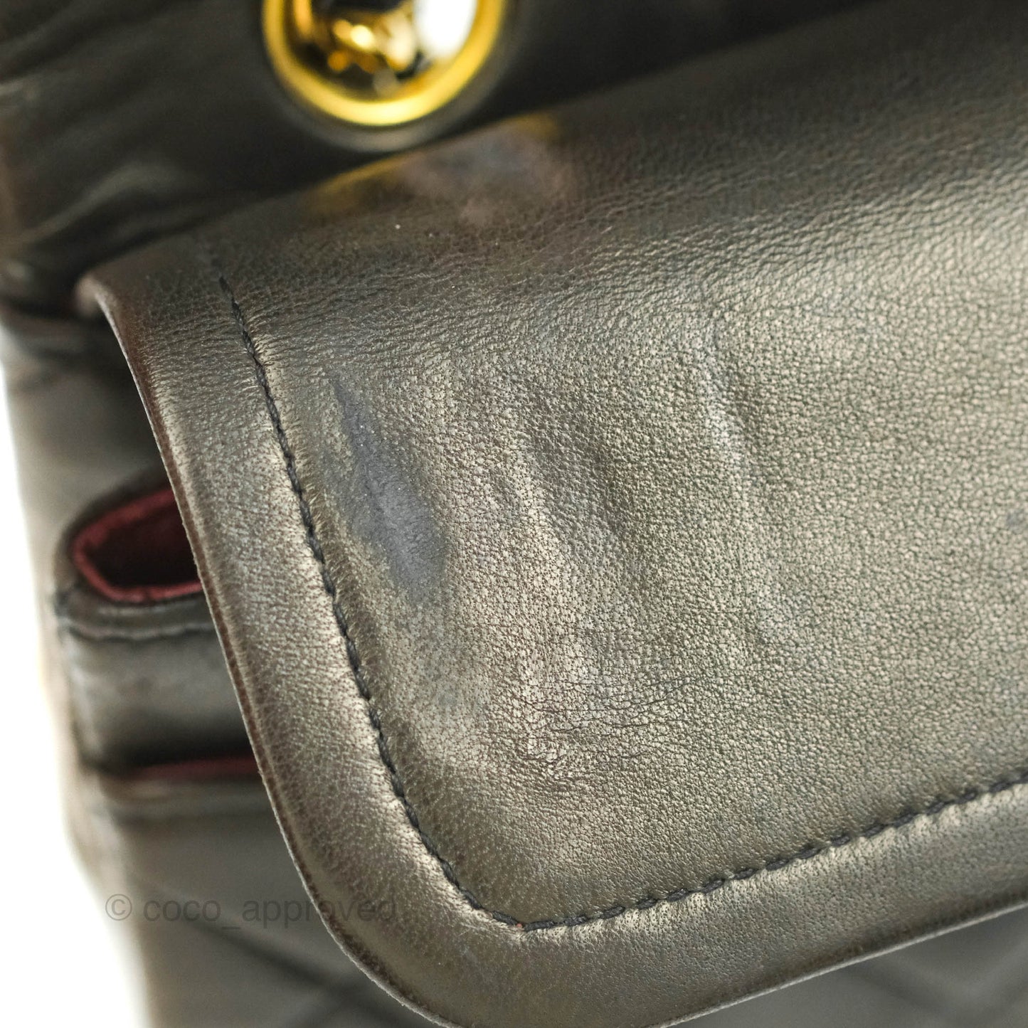 Chanel Classic Vintage Small Flap Black Lambskin 24K Gold Hardware