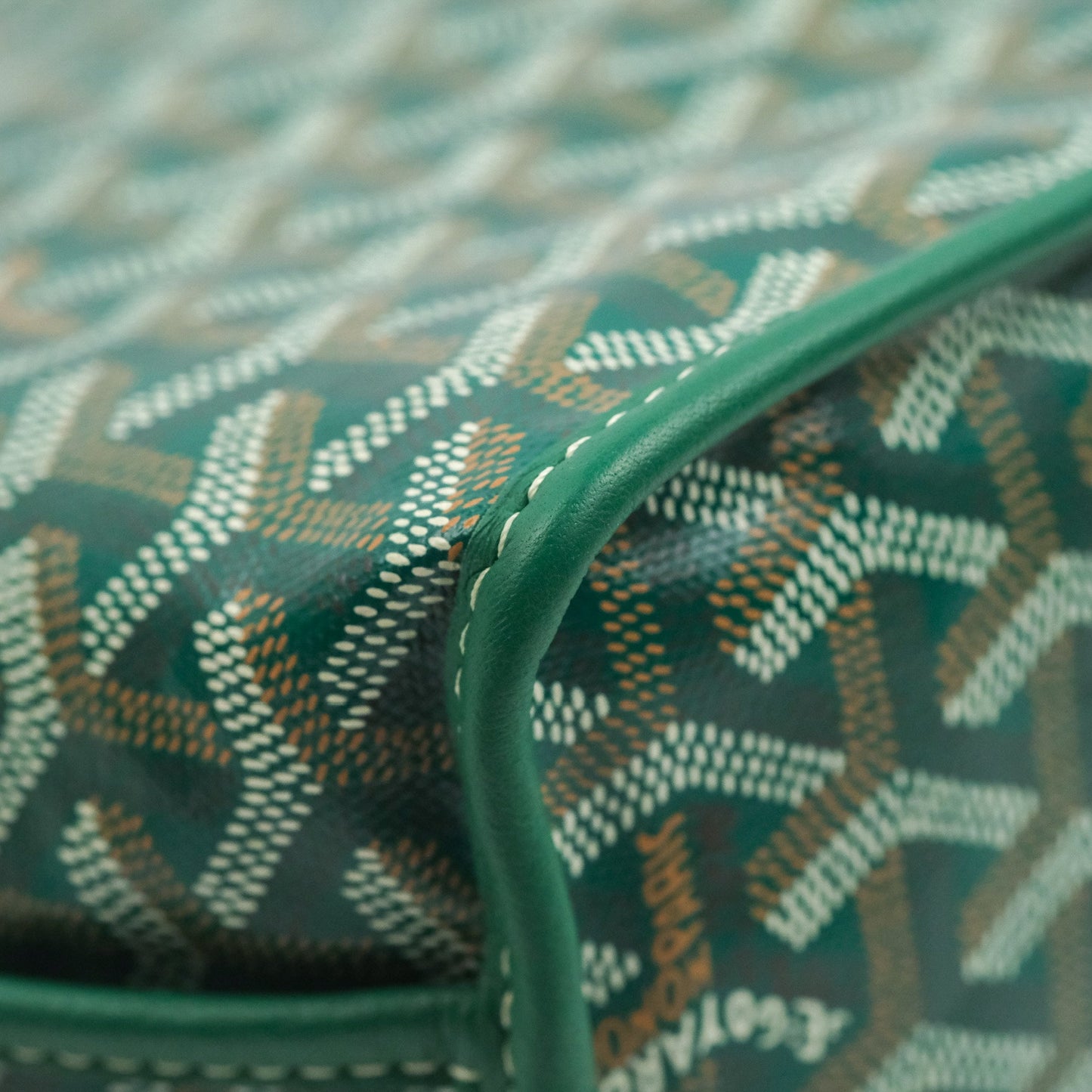 Goyard Anjou Mini Bag Goyardine Canvas Green