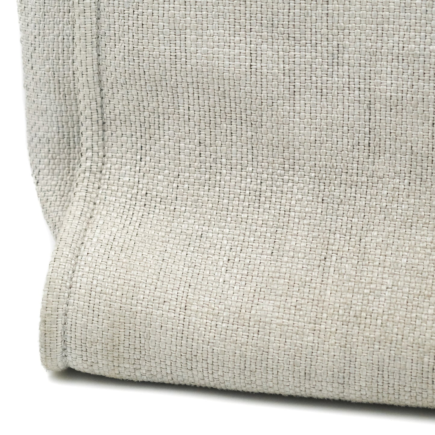 Chanel Medium Deauville Tote Light Grey Canvas