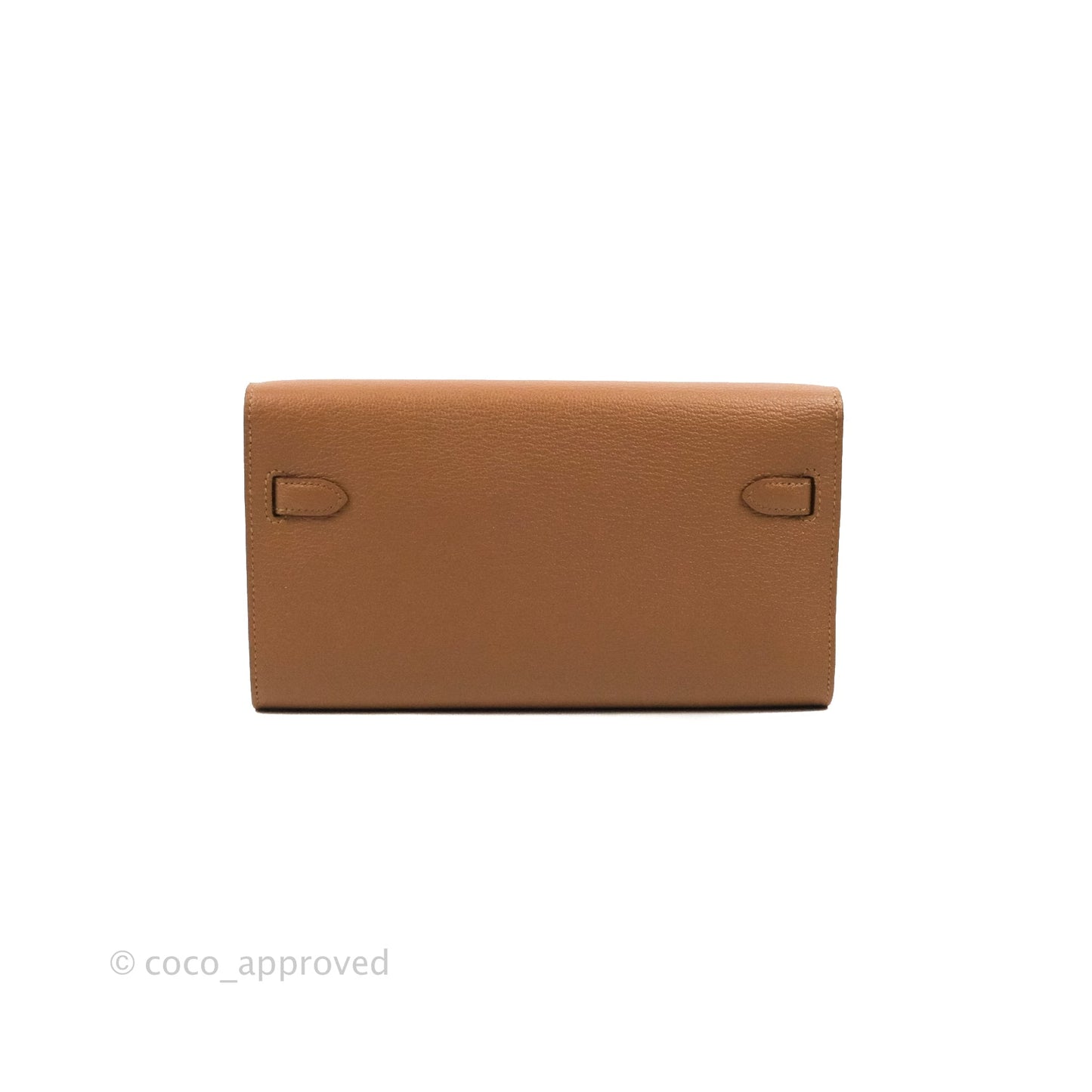 Hermès Kelly To Go Wallet Quebracho Chevre Mysore Gold Hardware