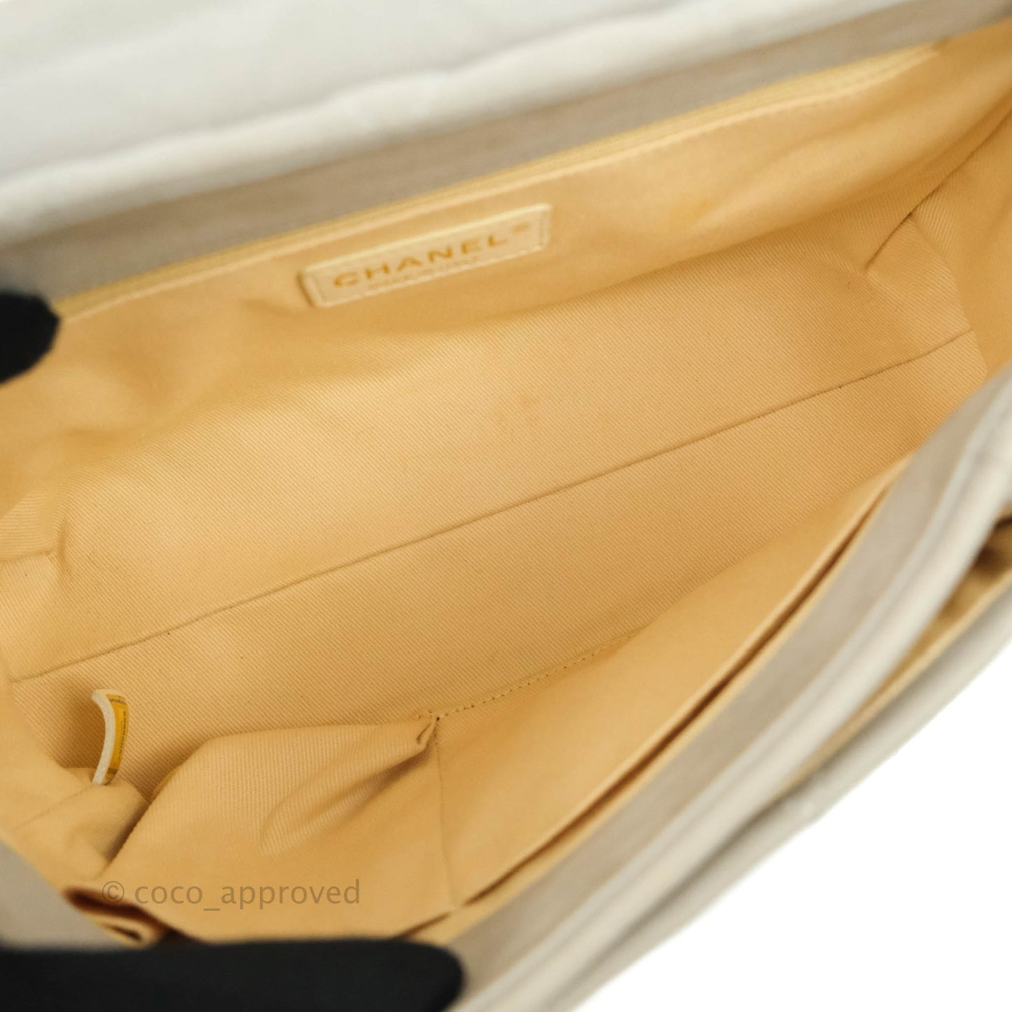 Chanel Iridescent Calfskin Quilted Chic Quilt Flap Grey Gold Hardware