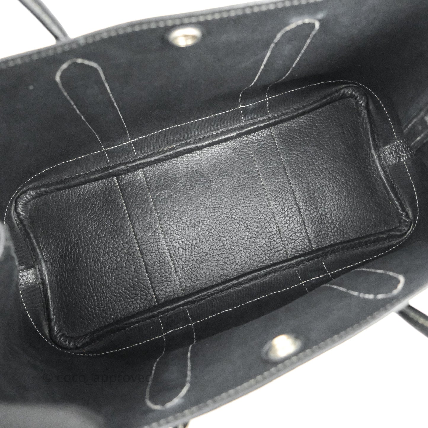 Hermès Garden Party 30 Canvas Black