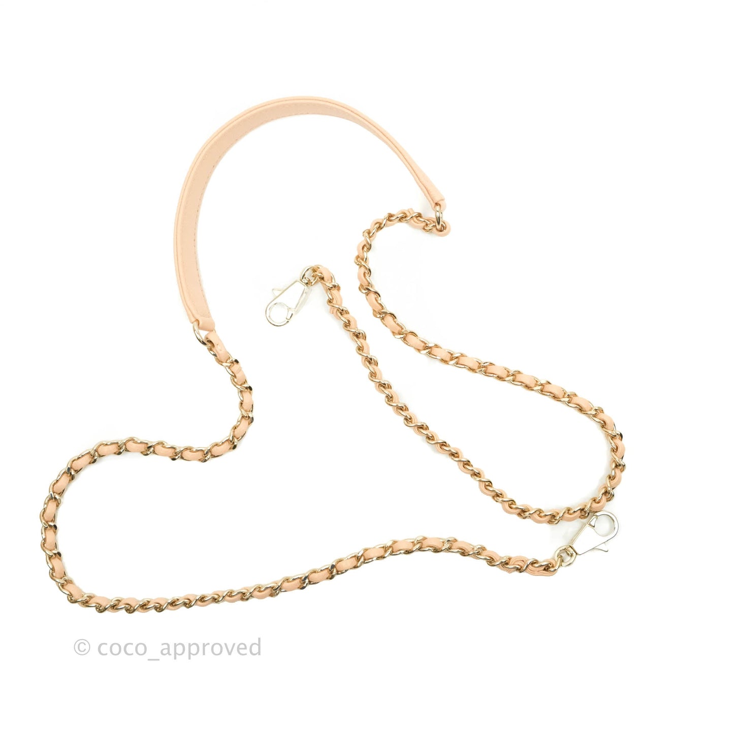 Chanel Mini Coco Handle Quilted Light Beige Pink Caviar Gold Hardware