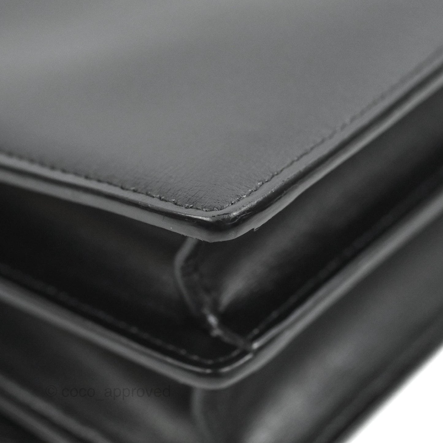 Saint Laurent Sunset Medium So Black Calfskin