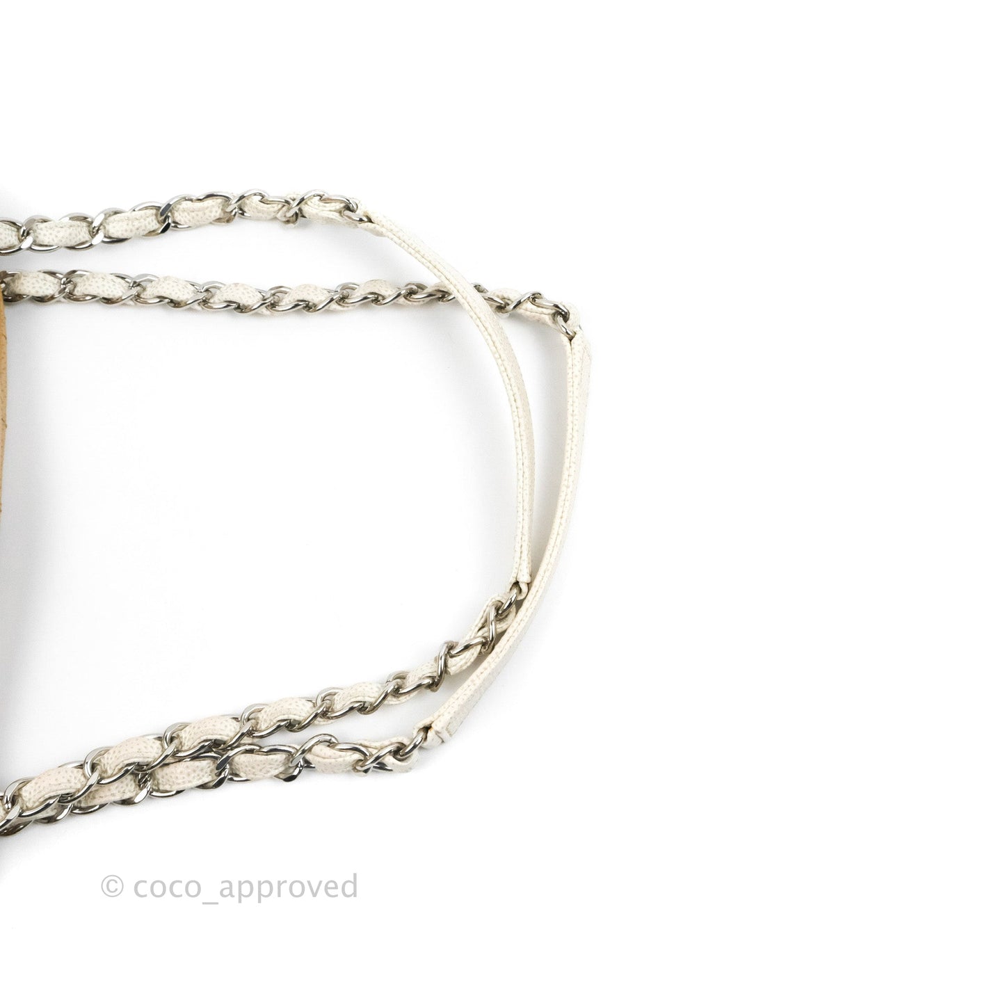 Chanel Medium Mademoiselle Bowling Beige/Brown Caviar Silver Hardware