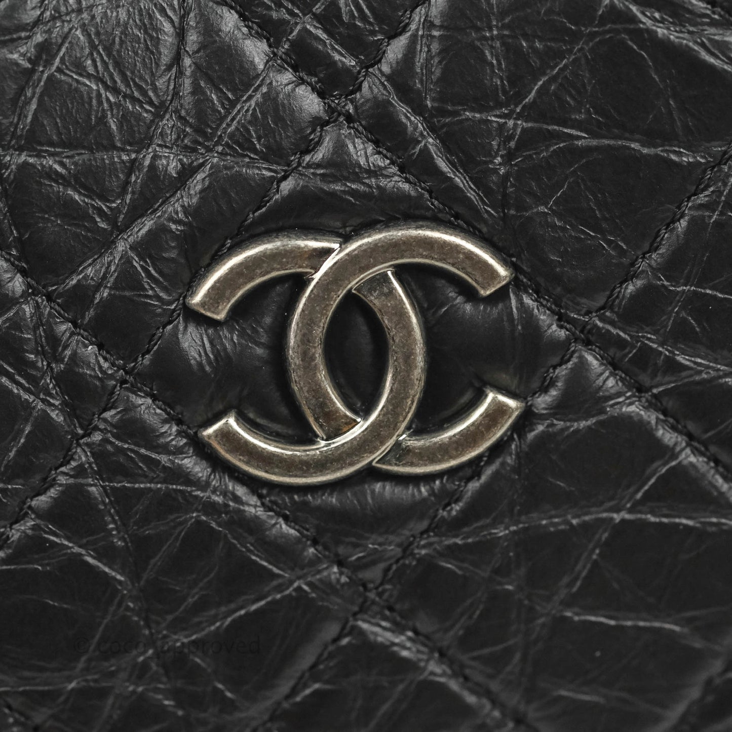 Chanel Small Gabrielle Backpack Black Aged Calfskin