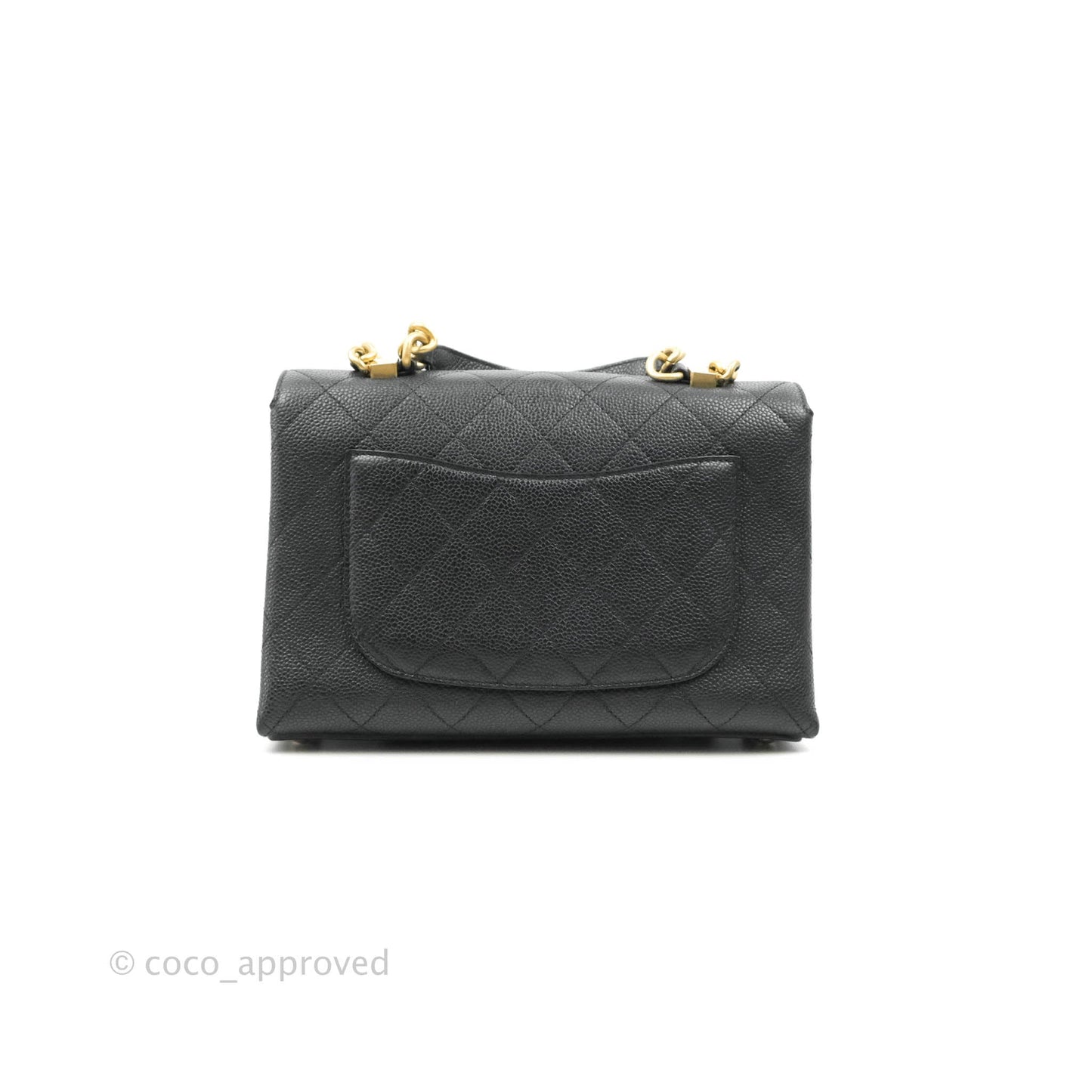 Chanel Chic Affinity Small Grained Calfskin Black Aged Gold Hardware