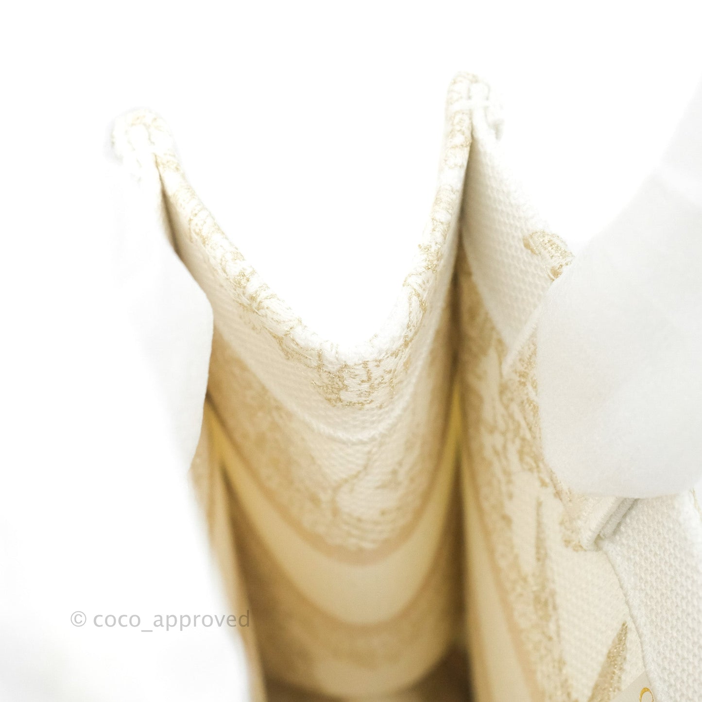 Dior Small Book Tote Dior Rêve d'Infini Embroidery with Gold-Tone Metallic Thread