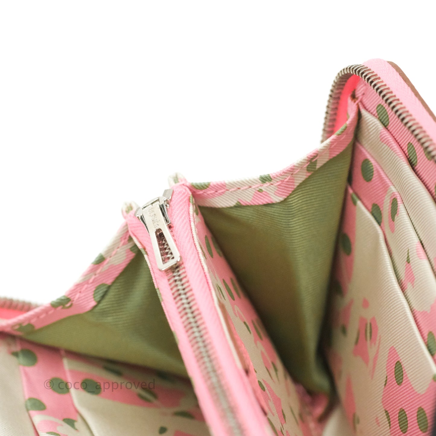 Hermès Silk In Compact Wallet Rose Lipstick Epsom