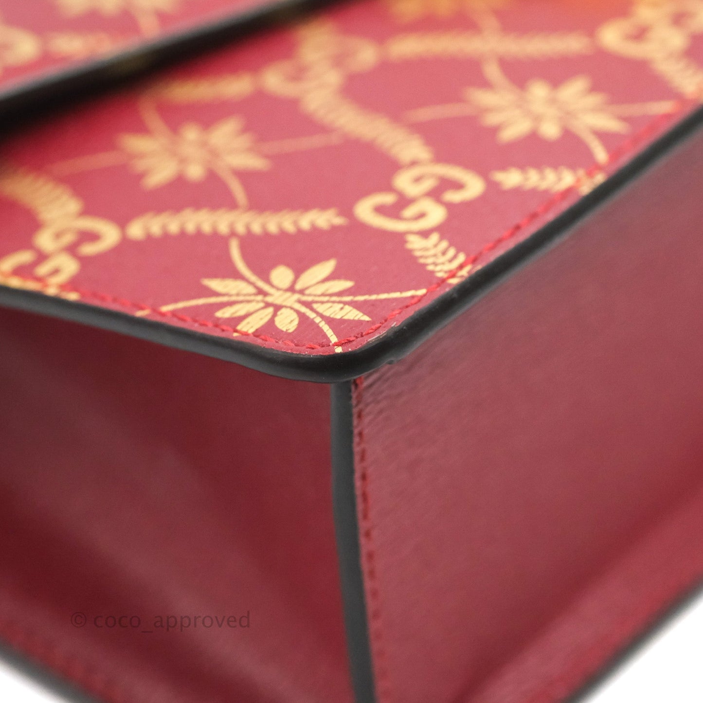 Gucci GG Sylvie Crossbody Bag Red Calfskin