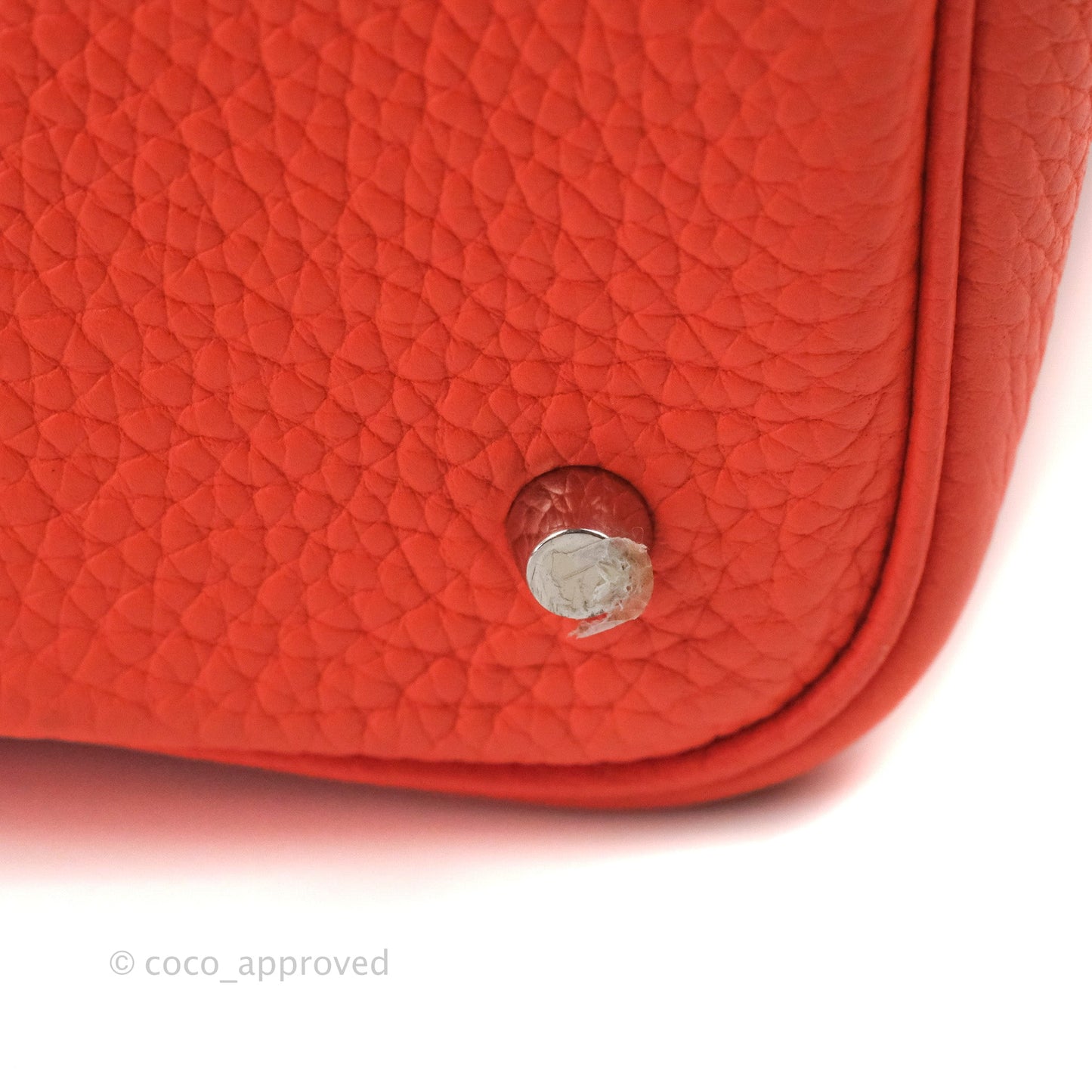 Hermès Picotin 22 Orange Clemence Palladium Hardware