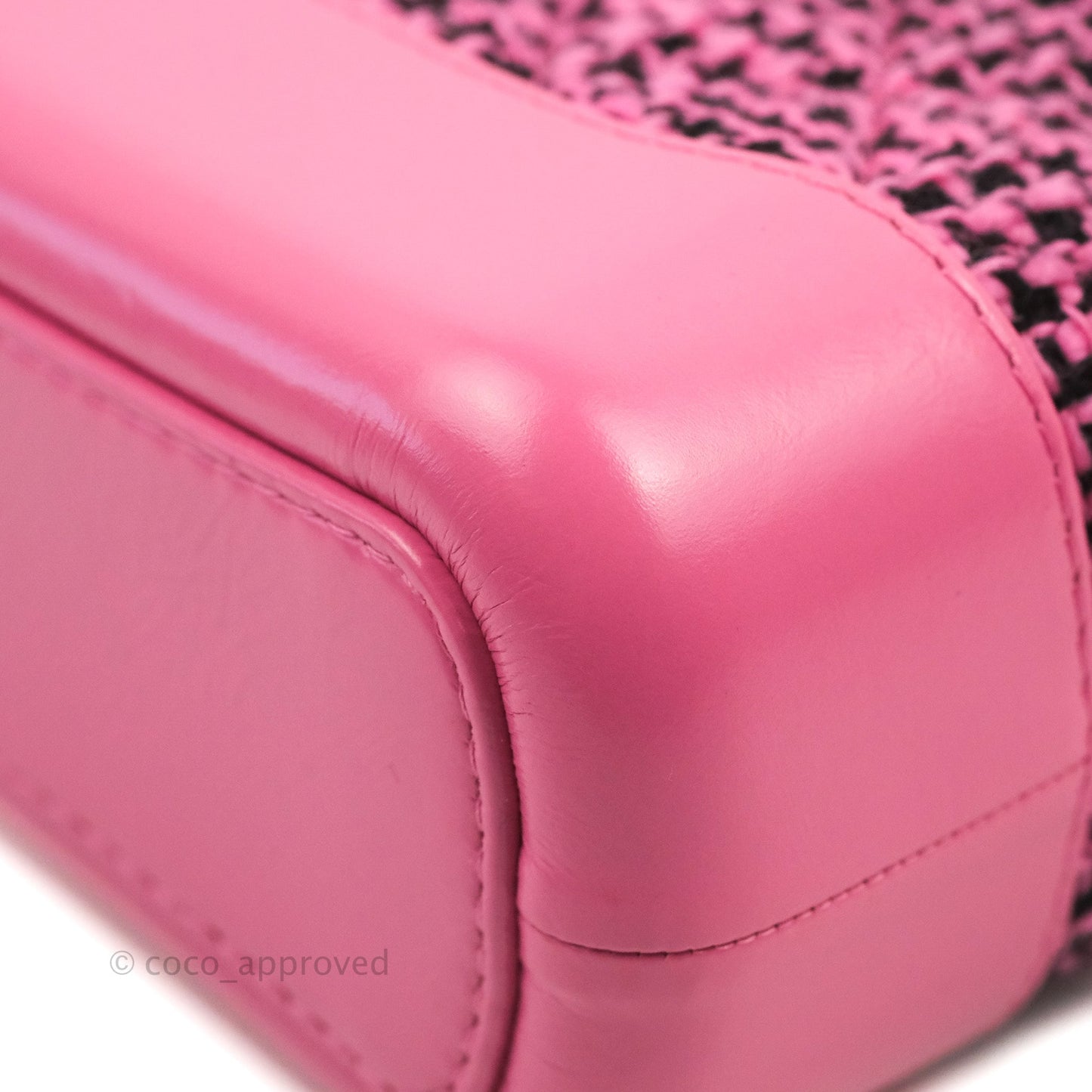 Chanel Small Gabrielle Hobo Pink/Black Tweed Mixed Hardware