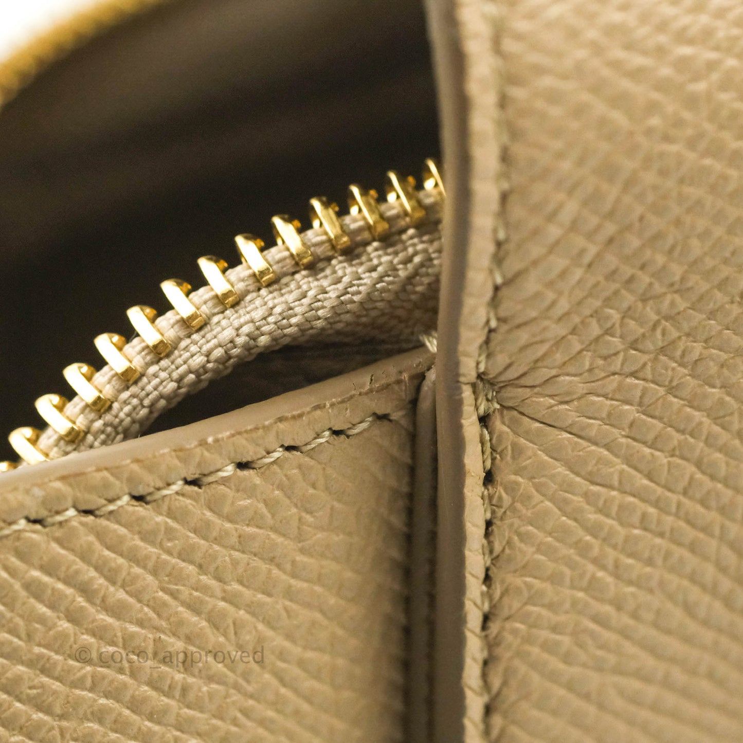 Celine Micro Belt Bag Light Taupe Grained Calfskin Gold Hardware