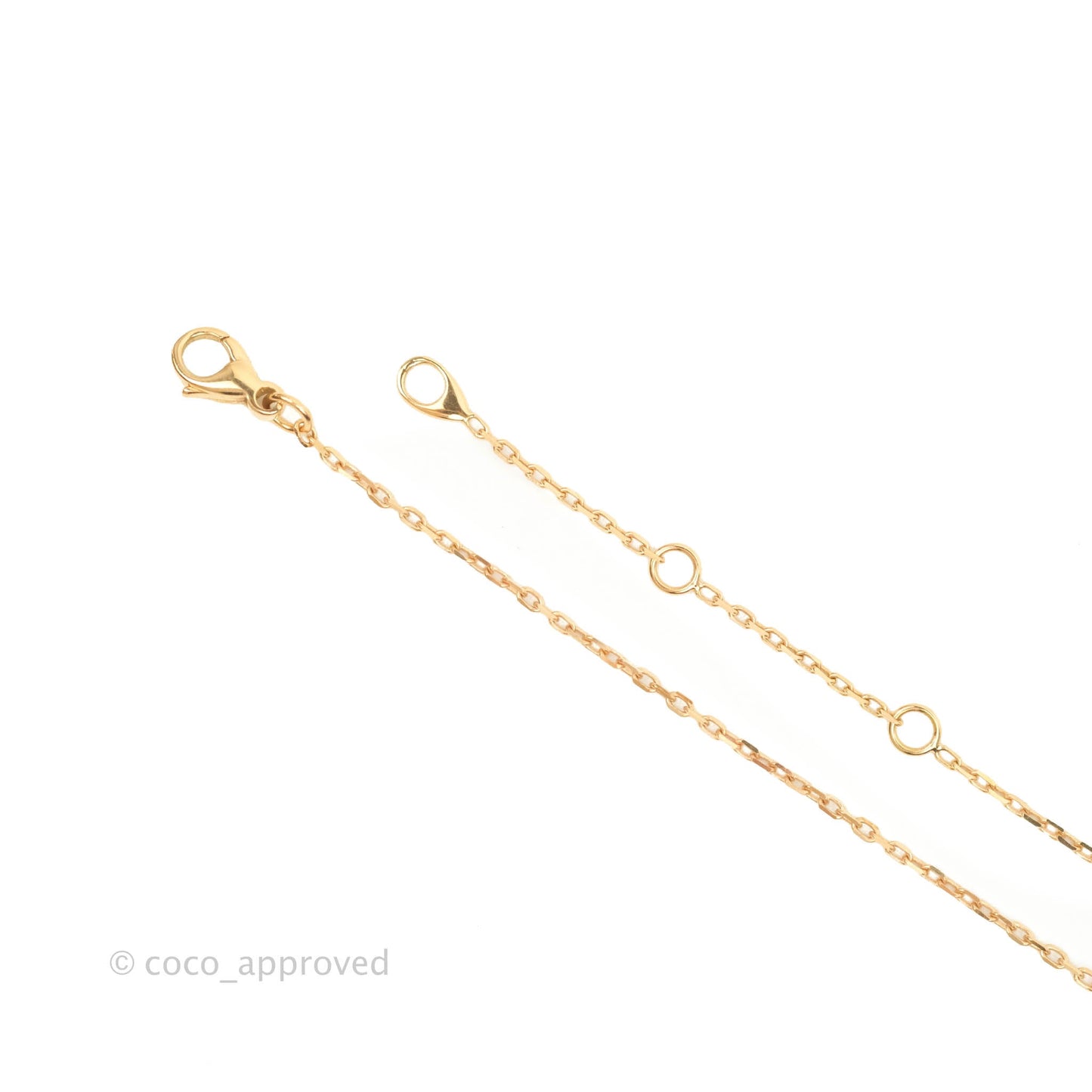Chaumet L Jeux De Liens Pendant Pink Gold and Diamond Necklace