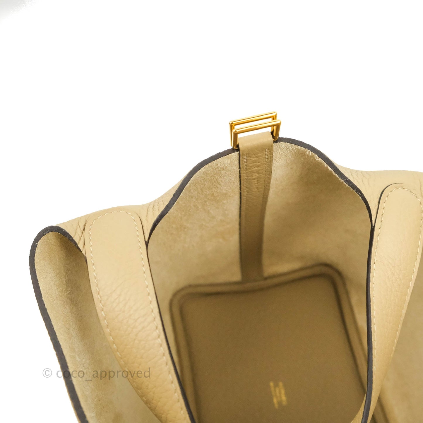 Hermès Picotin 18 PM Clemence Trench Gold Hardware