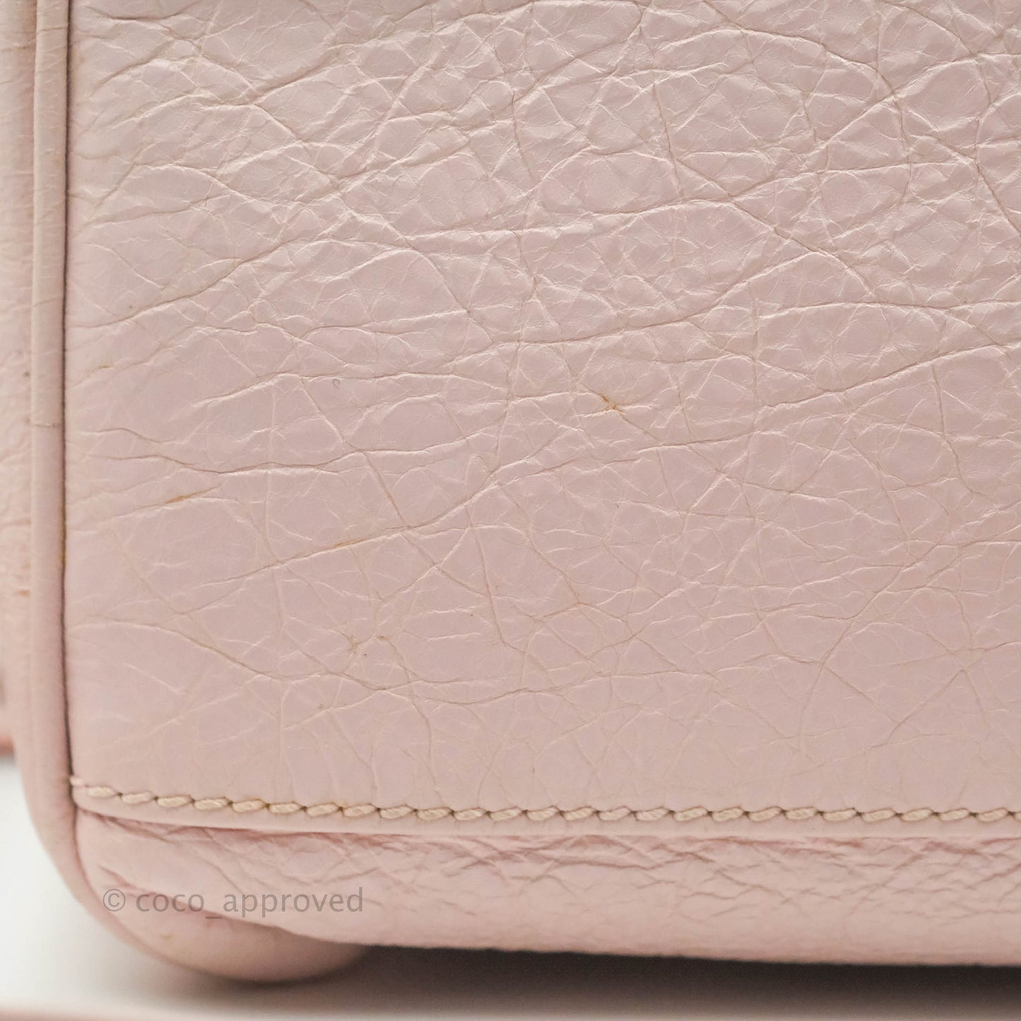 Balenciaga Velo Bag Pale Pink Silver Hardware