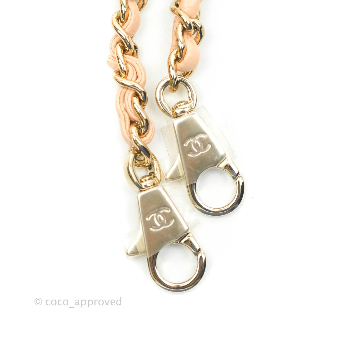 Chanel Mini Coco Handle Quilted Light Beige Pink Caviar Gold Hardware