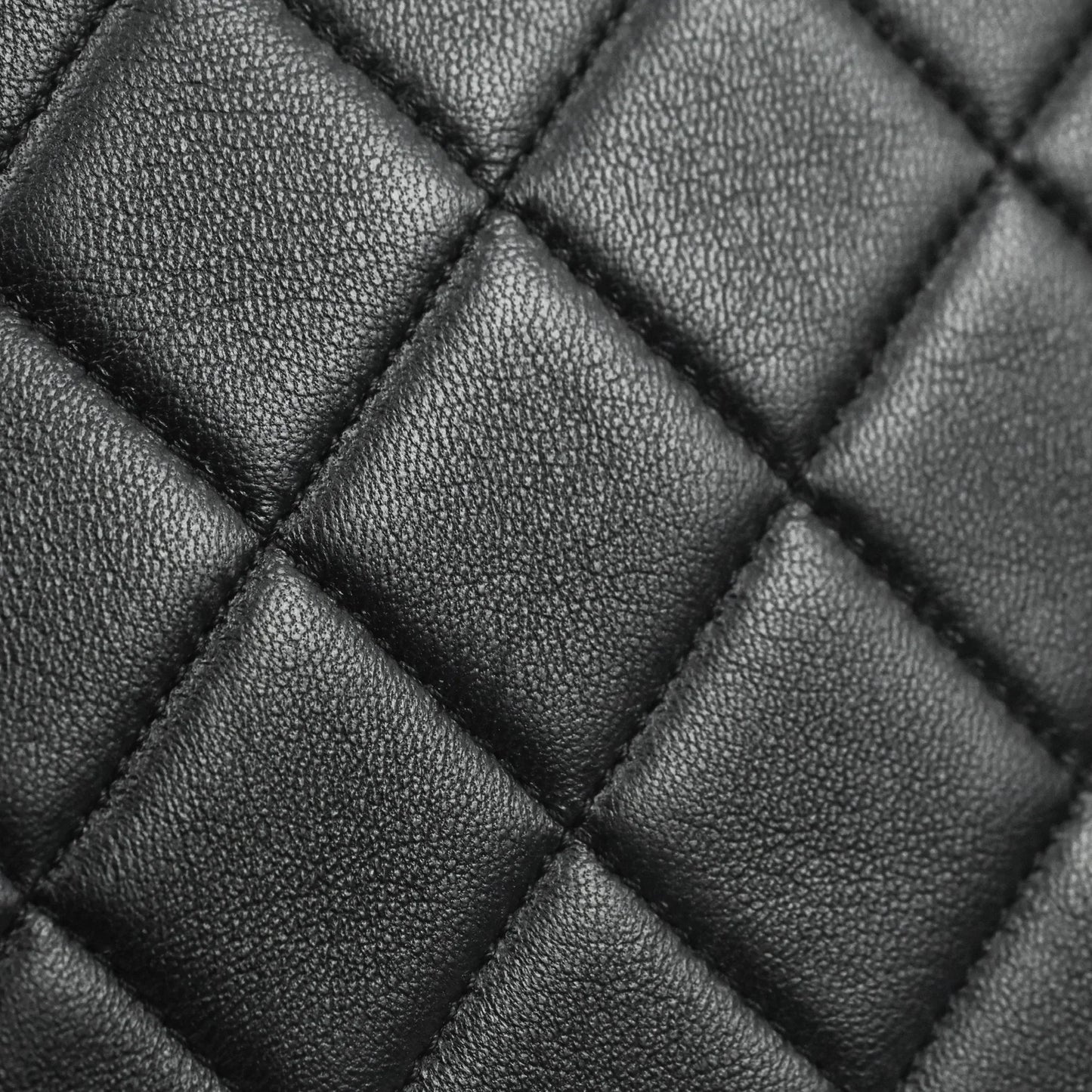 Chanel Quilted Small Flap Bag with CC Crystal Logo Handle Black Lambskin Aged Gold Hardware