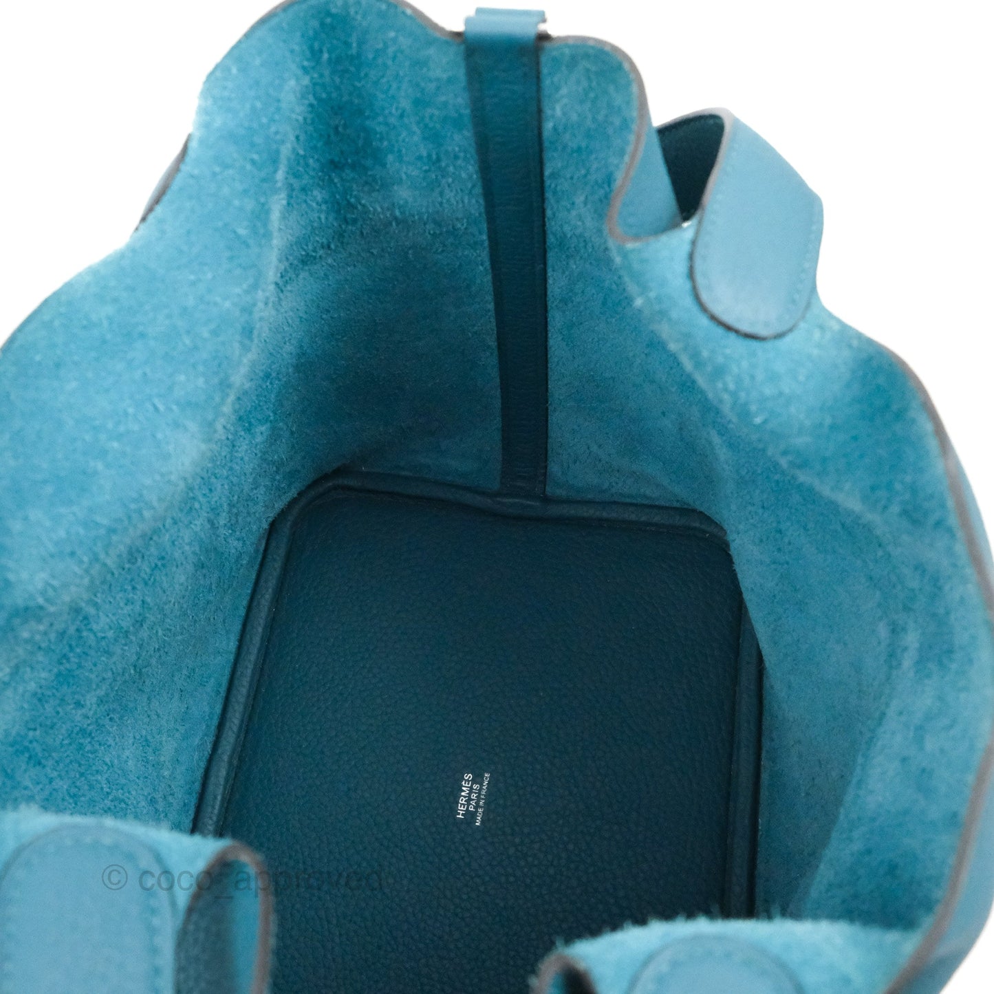 Hermès Picotin 22 Teal TM Palladium Hardware