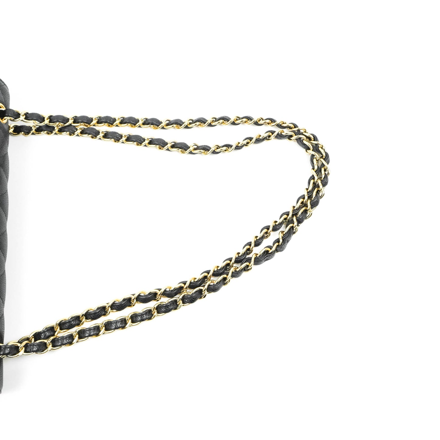 Chanel Jumbo Double Flap Black Caviar Gold Hardware⁣⁣