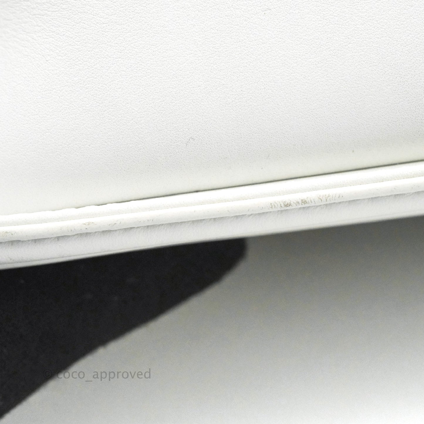 Chanel Quilted Medium Boy White Calfskin Gold Hardware
