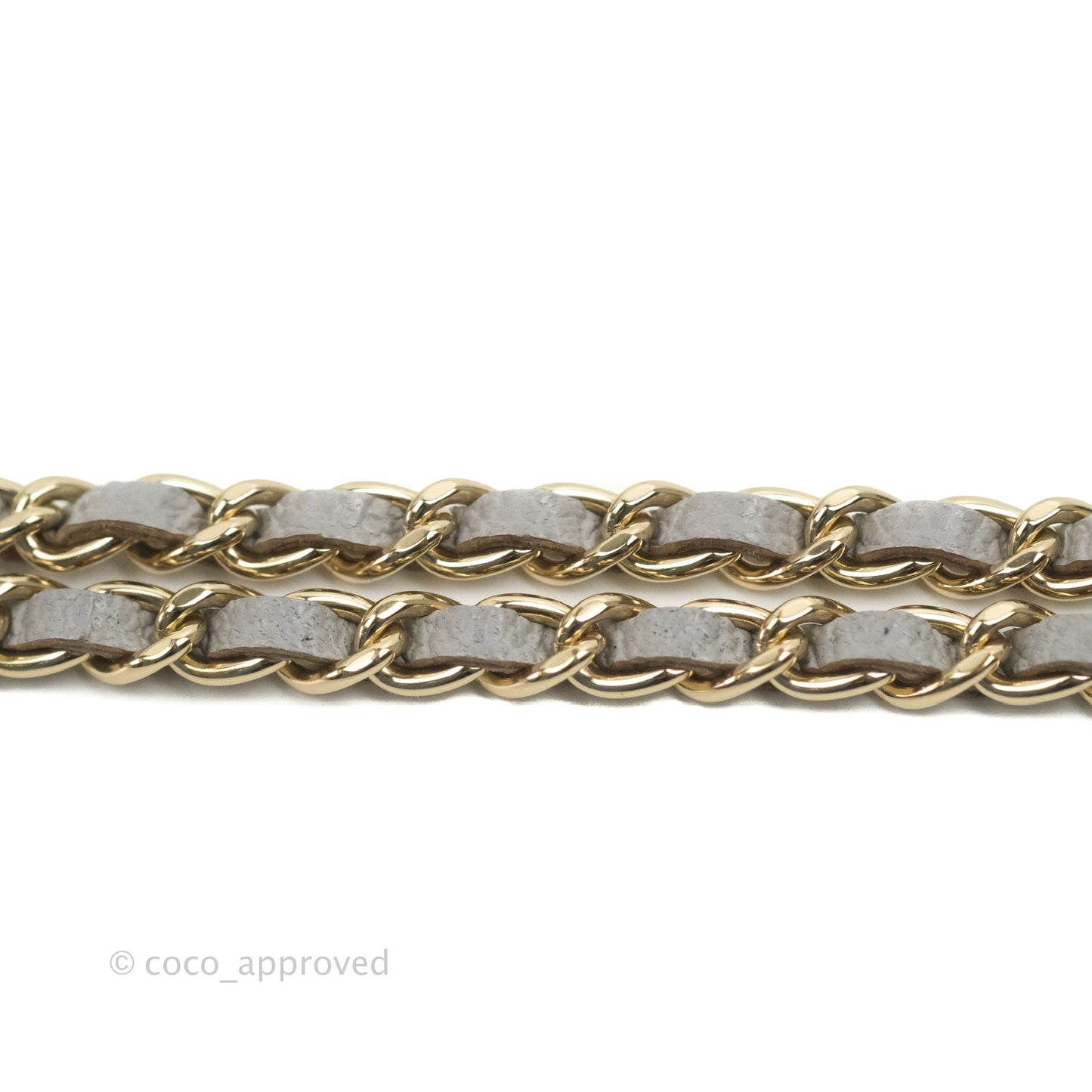 Chanel Golden Class Wallet on Chain WOC Grey Caviar Gold Hardware