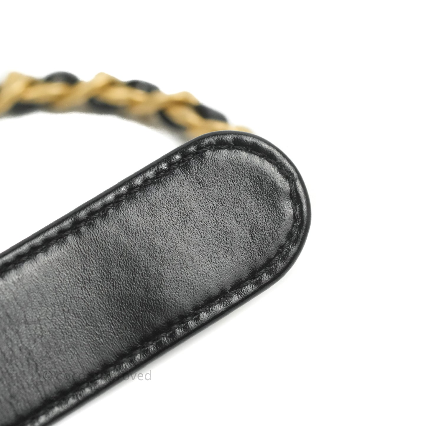 Chanel Quilted Drawstring Bucket Bag Black Calfskin Aged Gold Hardware