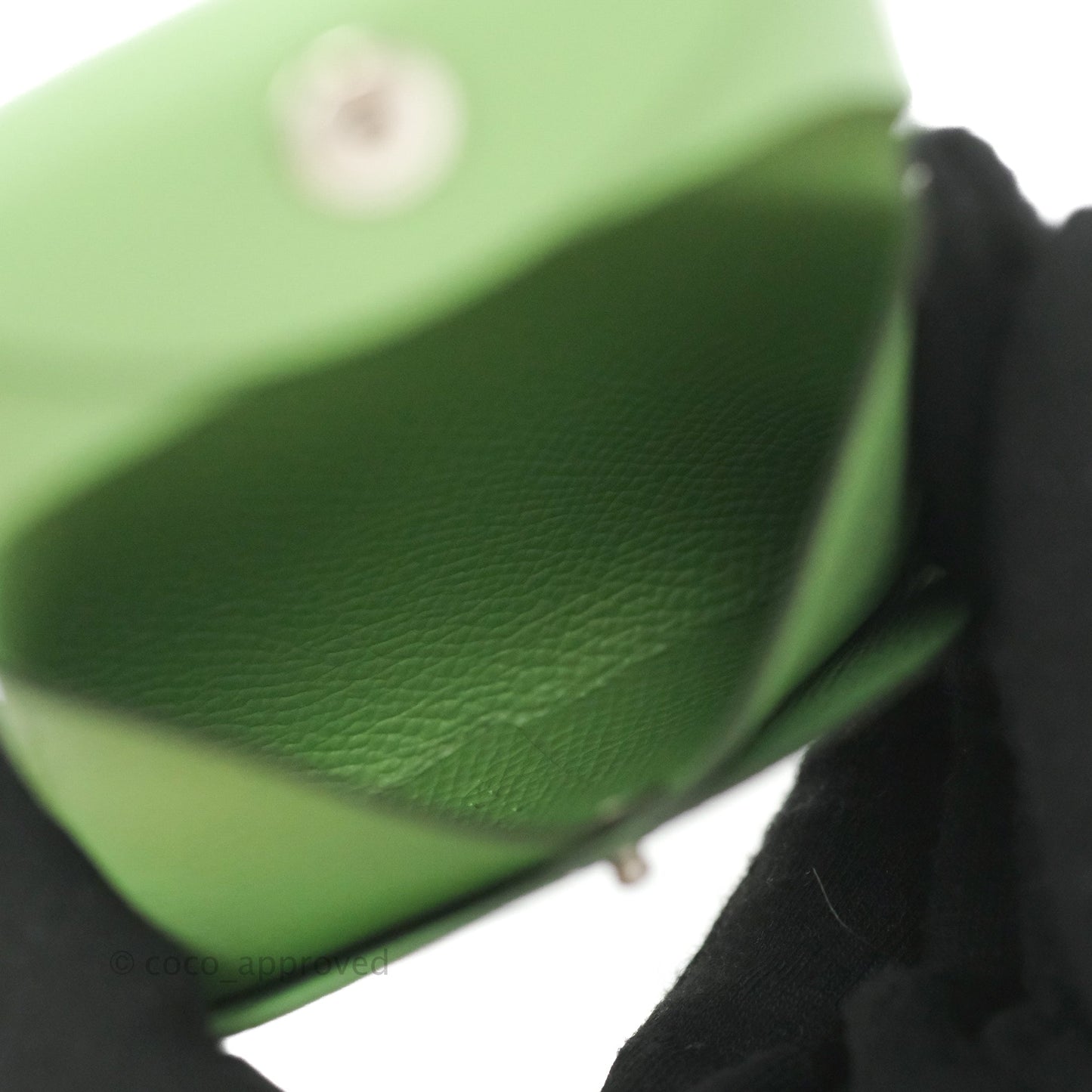 Hermès Bastia Coin Purse Pistache