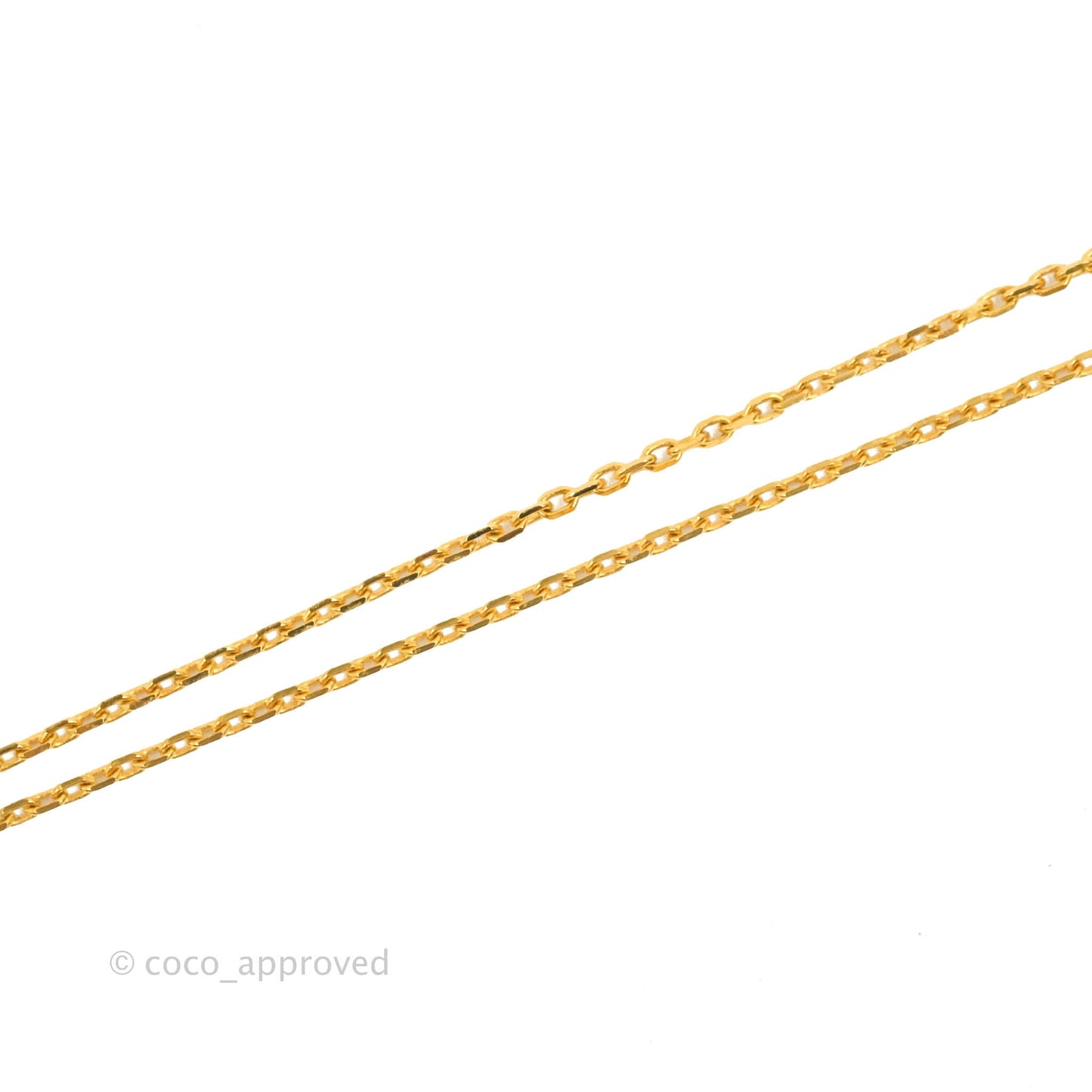 Hermès Mini Pop H Marron Glace Pendant Necklace Yellow Gold Hardware