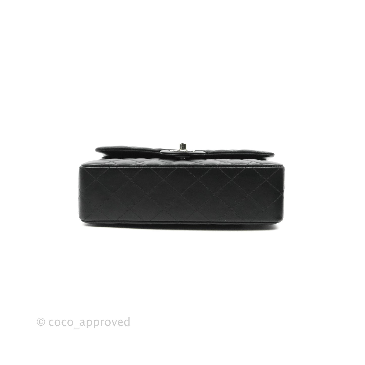 Chanel Small S/M Classic Flap Black Lambskin Silver Hardware