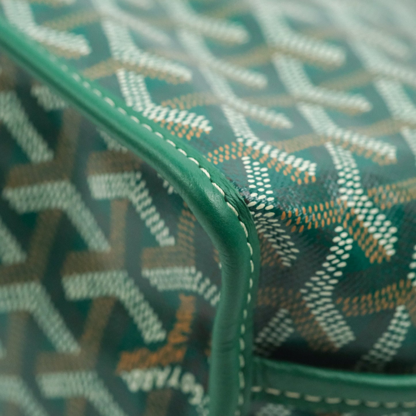 Goyard Anjou Mini Bag Goyardine Canvas Green