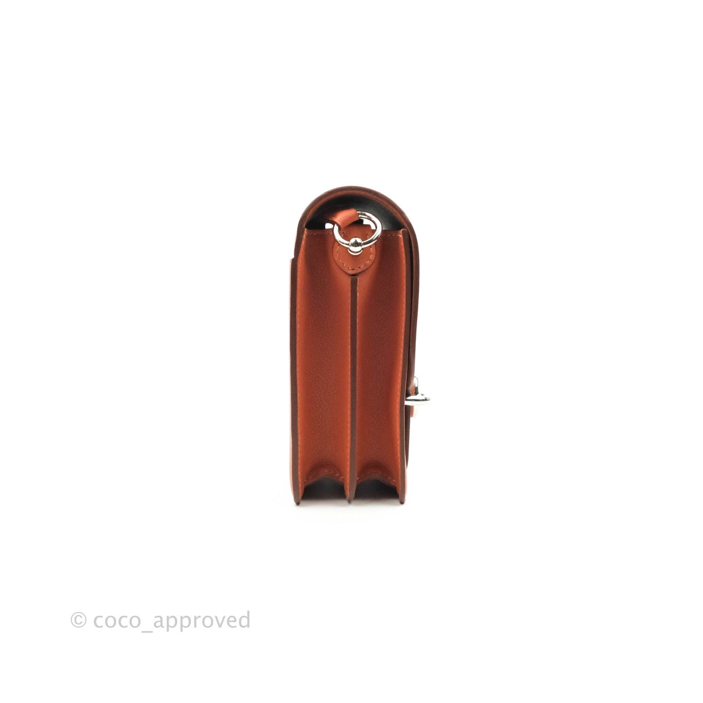 Hermès Roulis Mini 18 Blush Rose Jaipur Evercolor Palladium Hardware