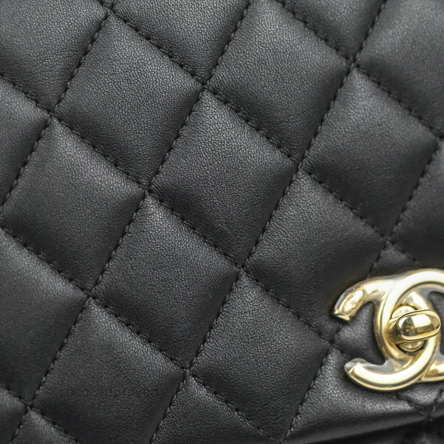 Chanel Quilted Small Citizen Chic Flap Black Lambskin Gold Hardware