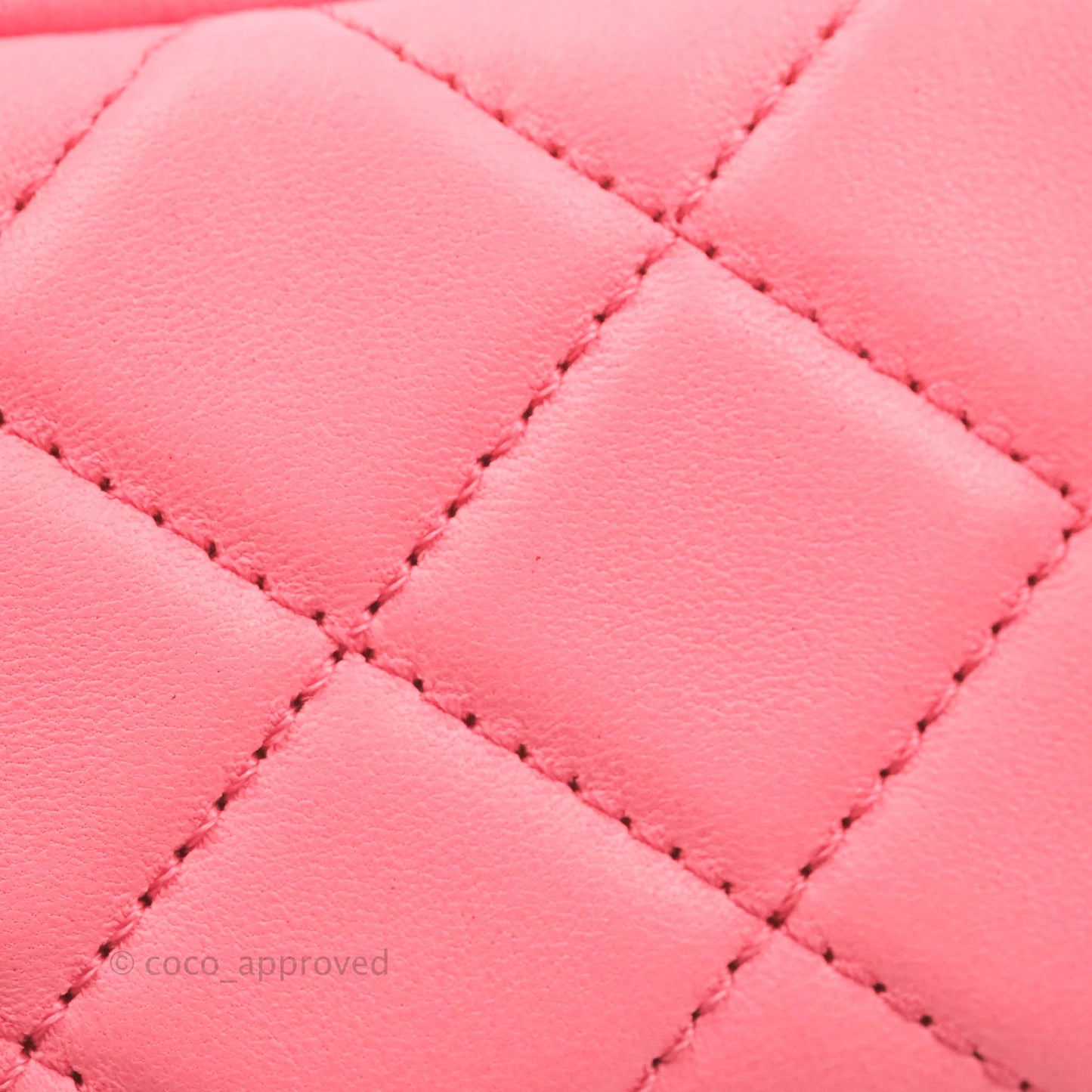 Chanel Mini Rectangular Pearl Crush Quilted Pink Lambskin Aged Gold Hardware