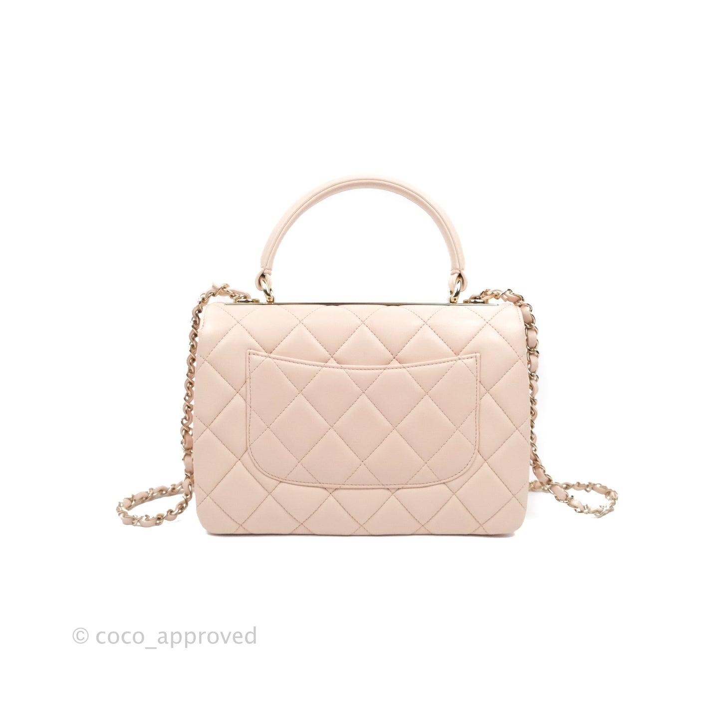 Chanel Small Trendy CC Light Pink Lambskin Gold Hardware