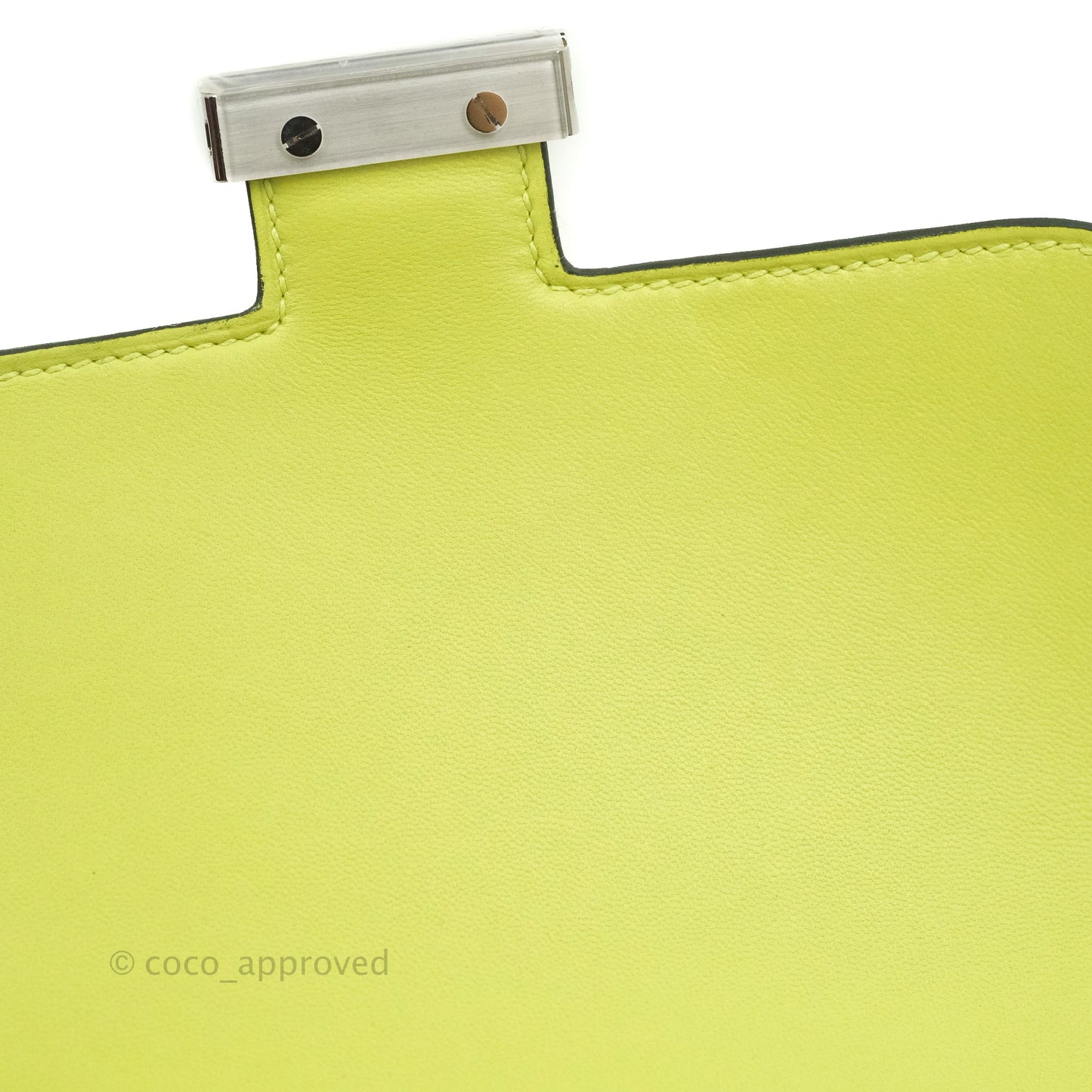 Hermès Constance Mini 18cm R9 Jaune Bourgeon Chevre Mysore Palladium Hardware