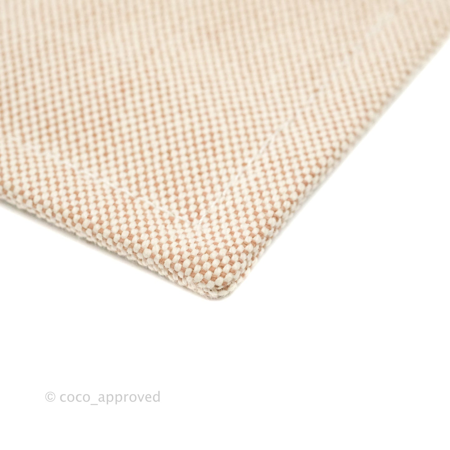 Hermès Small Bain New Yachting Pouch Cotton Pink